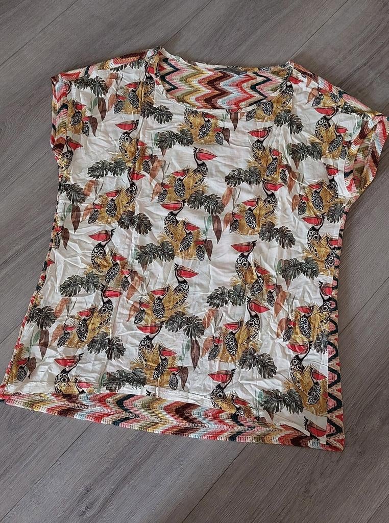 Geisha shirt maat 38, Kleding | Dames, T-shirts, Ophalen of Verzenden, Zo goed als nieuw, Maat 38/40 (M), Korte mouw