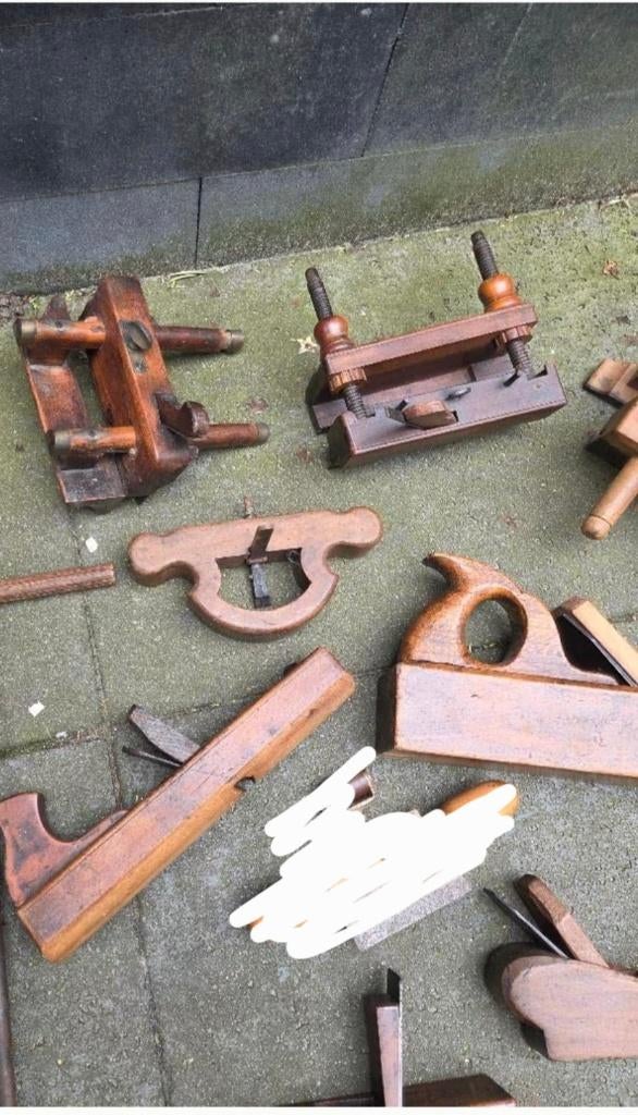 Antiek gereedschap houtschaven, Ophalen of Verzenden