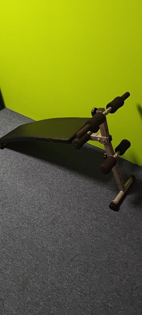 Veelzijdige Sportbank met 3kg Dumbbells en Handknijpers, Sport en Fitness, Ophalen, Zo goed als nieuw, Buik