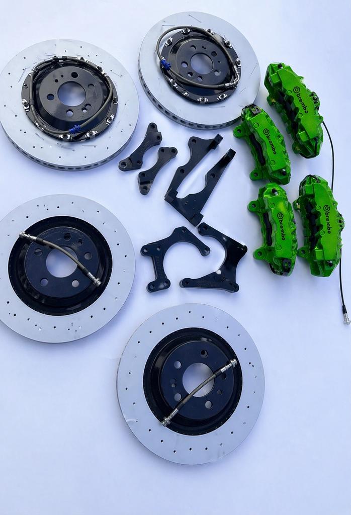 Big Brake Upgrade VAG: Audi RS6 (voor) & Porsche (achter) Re, Ophalen of Verzenden, Gebruikt, Audi