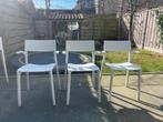 3 Ikea stapelbare (tuin)stoelen Janinge, Tuin en Terras, Tuinsets en Loungesets, Ophalen, Kunststof, Gebruikt, 3 zitplaatsen