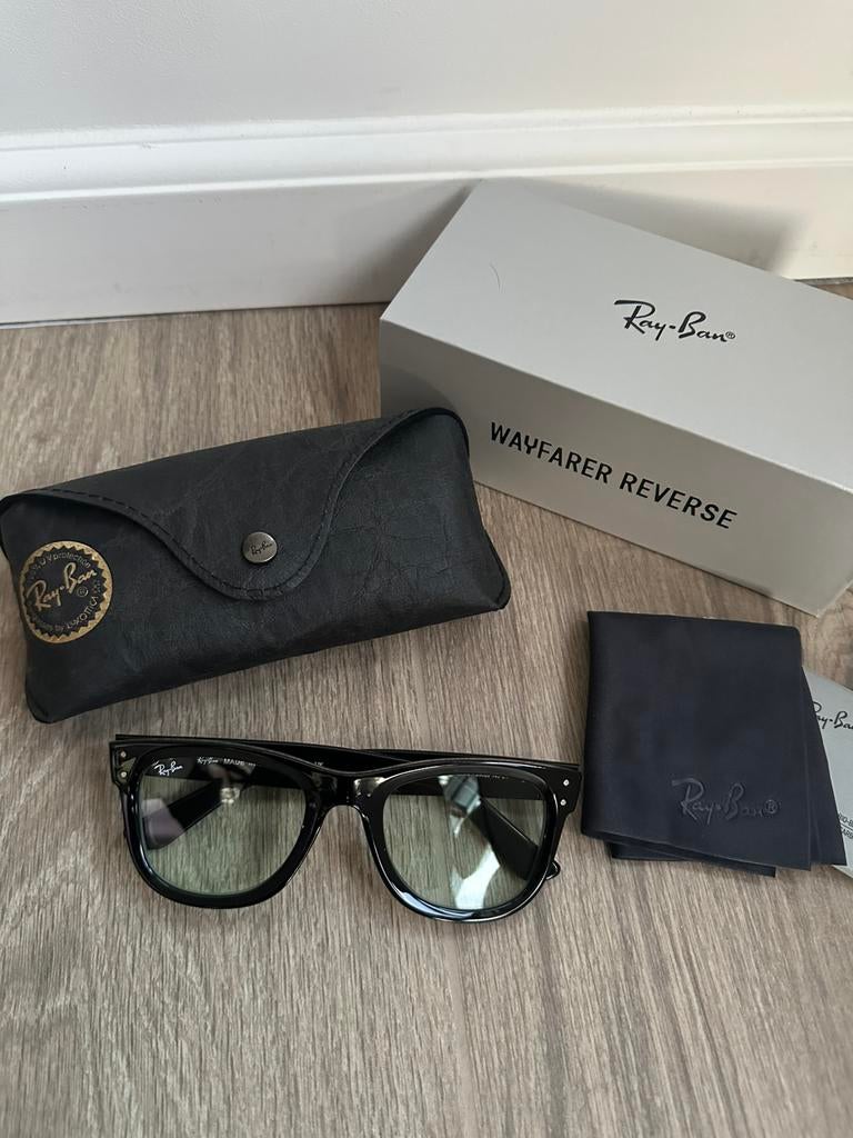 Ray-Ban Wayfarer Reverse RB0502S bril, Zwart, Nieuw, Ophalen of Verzenden, Ray-Ban