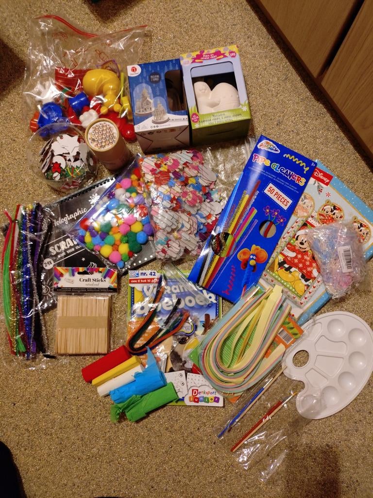 Knutselspulletjes van alles, Ophalen