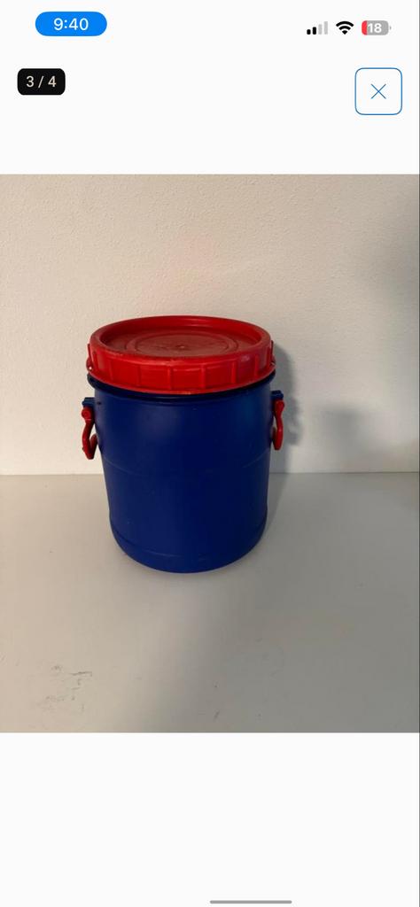 Luchtdichte ton 25L - Schoon en veelzijdig, Ophalen of Verzenden