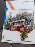 folder DAF bus SB 210 Franstalig - jaren 80, Ophalen of Verzenden, Zo goed als nieuw, Overige merken, DAF Bus