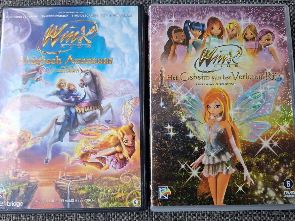 2 Winx club dvd's, Cd's en Dvd's, Dvd's | Kinderen en Jeugd, Alle leeftijden, Ophalen of Verzenden, Gebruikt