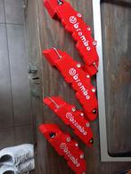 Brembo remklauw covers - Rood (set van 4), Ophalen of Verzenden, Nieuw, Universele onderdelen