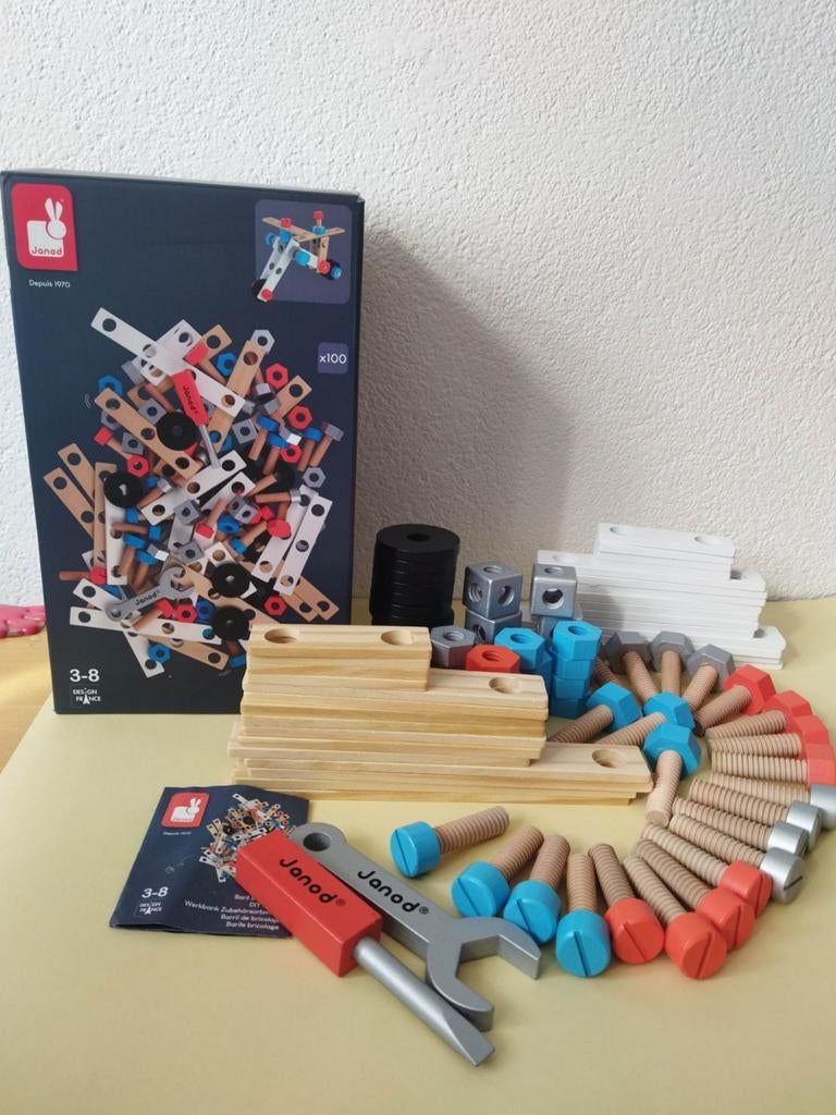 Janod Brico bouwset compleet, Ophalen, Zo goed als nieuw