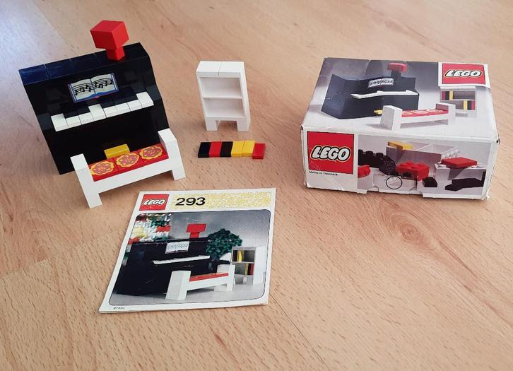 Lego 293 (Piano - 1973)., Kinderen en Baby's, Speelgoed | Duplo en Lego, Gebruikt, Lego, Complete set, Ophalen of Verzenden