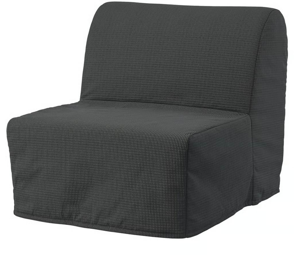 Slaapfauteuil, slaapbank Lycksele Havet, donkergrijs, Huis en Inrichting, Ophalen, Zo goed als nieuw, Eenpersoons