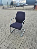 Stevig gebruikte vergaderstoel te koop - € 15,- per stuk., Ophalen, Gebruikt, Blauw, Stof