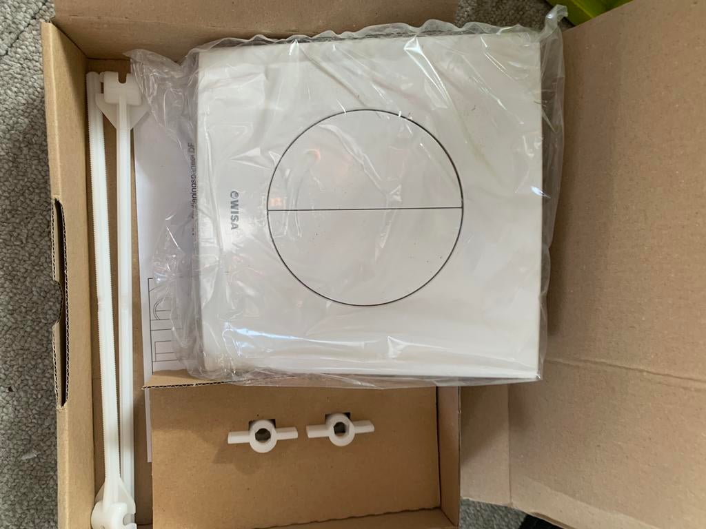 Drukknop Wisa XS Argos wit, nieuw, Ophalen, Nieuw, Wit