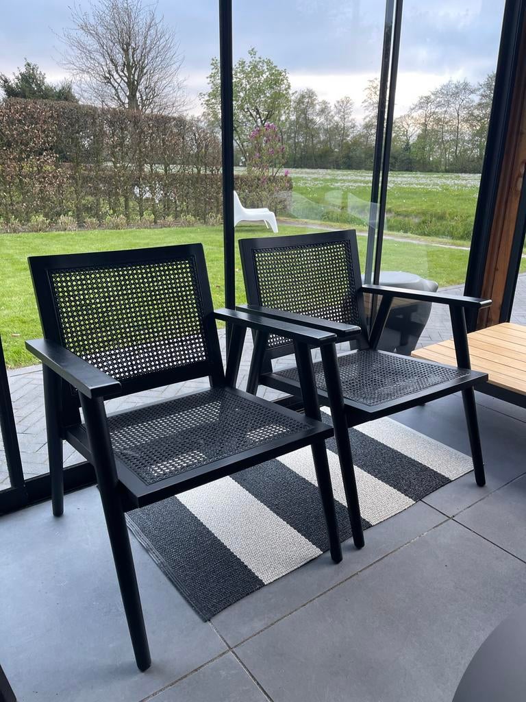 Fauteuil Duke webbing zwart Karwei, Ophalen, Twee, Zwart, Zo goed als nieuw