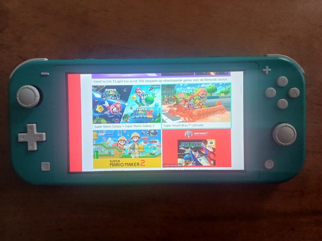 Nintendo Switch Lite met lader, case en 64 GB micro SD, Ophalen, Overige kleuren, Zo goed als nieuw, Met beschermhoes of tas