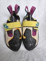 La Sportiva Skwama klimschoenen 35,5 wit geel 36 36,5 37, Sport en Fitness, Klimsport, Ophalen of Verzenden, Zo goed als nieuw