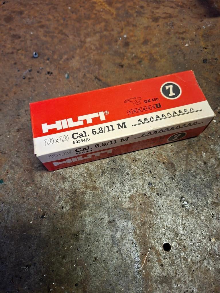 Hilti DX 450 Cal. 6.8/11 M patronen, 10x10 stuks, Ophalen of Verzenden, Nieuw