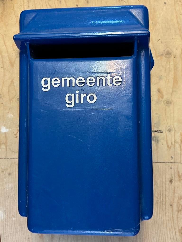 Ongebruikte, dus nieuwe Gemeente Giro brievenbus, Ophalen of Verzenden, Nieuw, Aluminium, Wandbrievenbus