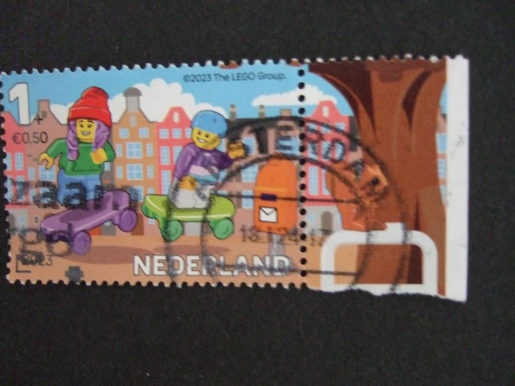 postzegels nederland  m3, Ophalen of Verzenden, Na 1940, Gestempeld