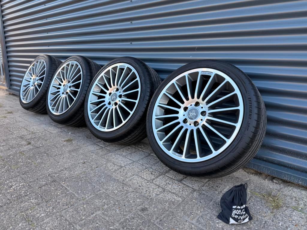 Keskin KT15 18 inch 5x112 Golf Leon A3 S3 Caddy Octavia, Ophalen, 18 inch, Gebruikt, Banden en Velgen
