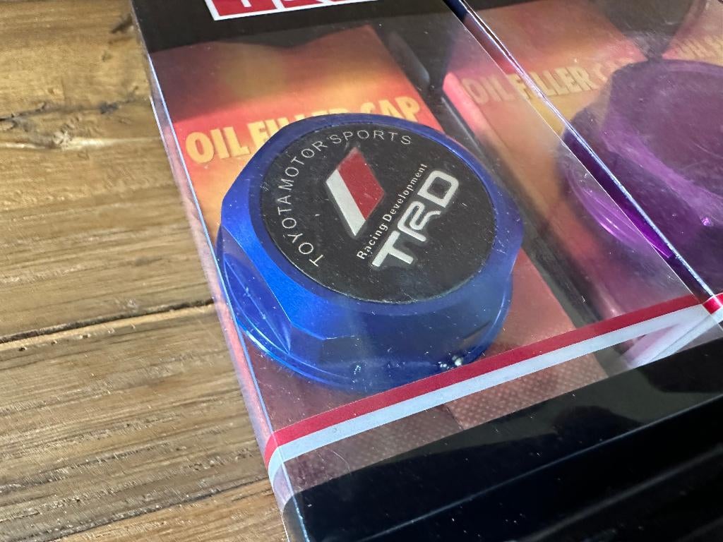 TRD oilcap oliedop - Toyota Mr-2 Starlet Supra Celica Yaris, Auto diversen, Tuning en Styling, Ophalen of Verzenden