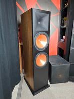 Klipsch RF-7 III (Cherry) – Absolute nieuwstaat – 3 jaar gar, Zo goed als nieuw, 120 watt of meer, Front, Rear of Stereo speakers