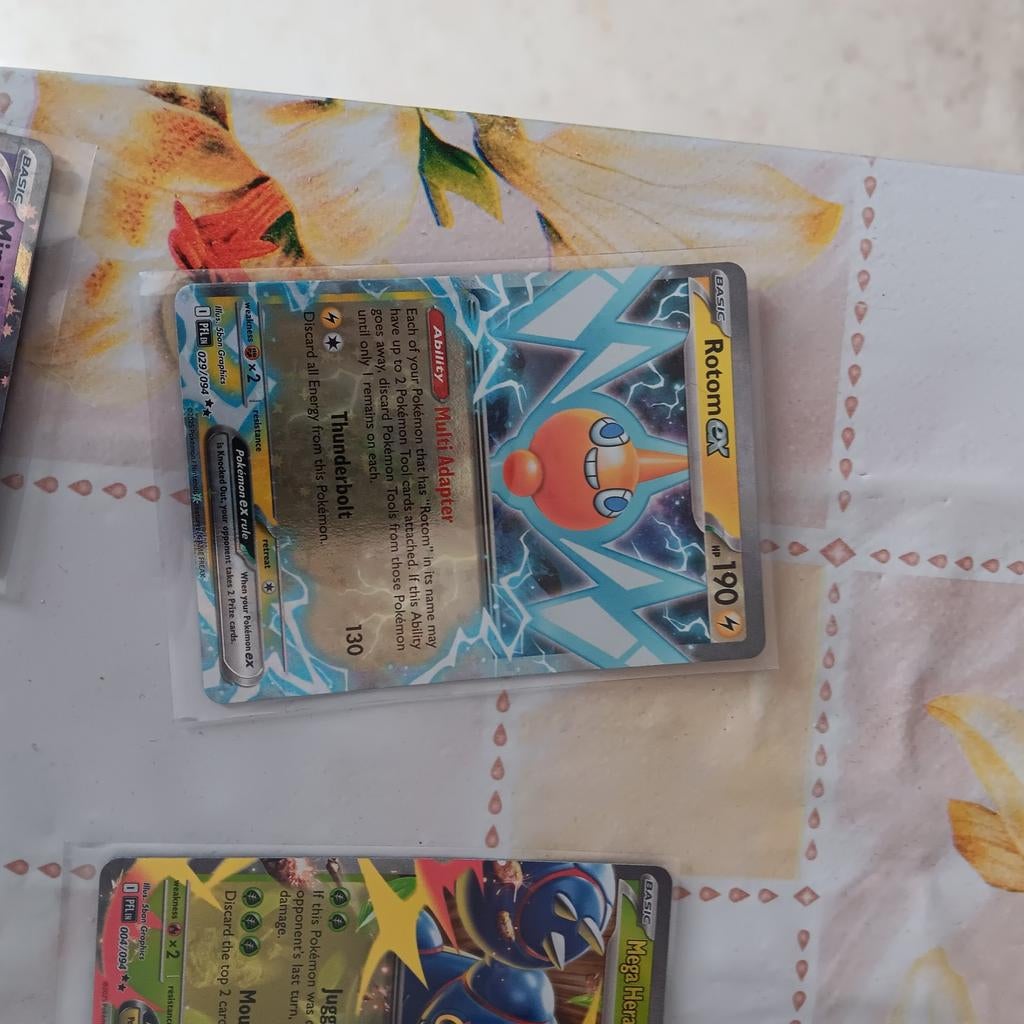 Diverse Pokémon kaarten + bulk - Rotom-EX, Mega Heracross-EX, Ophalen of Verzenden, Gebruikt, Meerdere kaarten, Foil