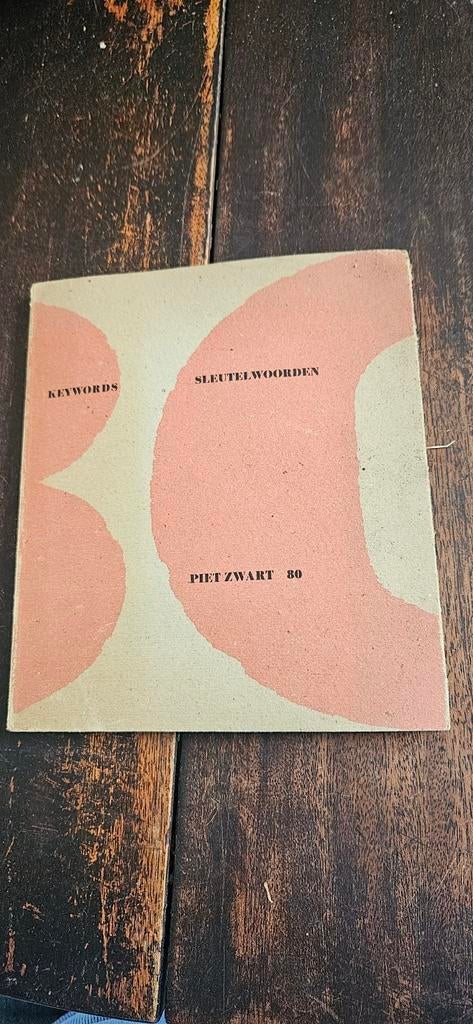 Keywords / Sleutelwoorden - Piet Zwart 80 jaar (1966), Boeken, Kunst en Cultuur | Fotografie en Design, Gelezen, Ophalen of Verzenden