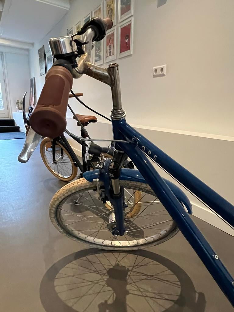 Elops 24 inch jongens stadsfiets - Blauw, Ophalen, Gebruikt, 24 inch, Versnellingen