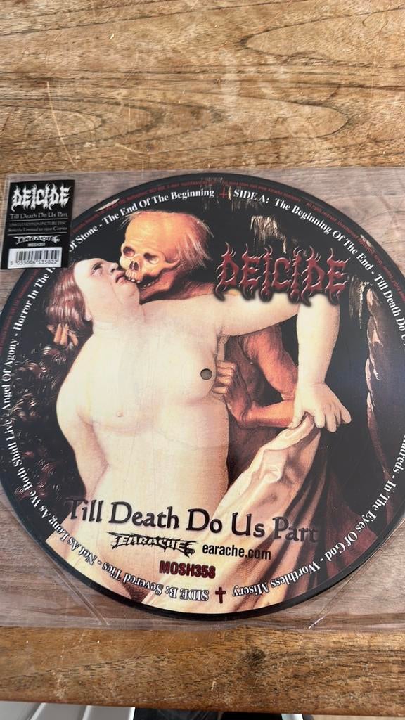 Lp vinyl Deicide till death do us part picture disc, Ophalen of Verzenden, Nieuw in verpakking