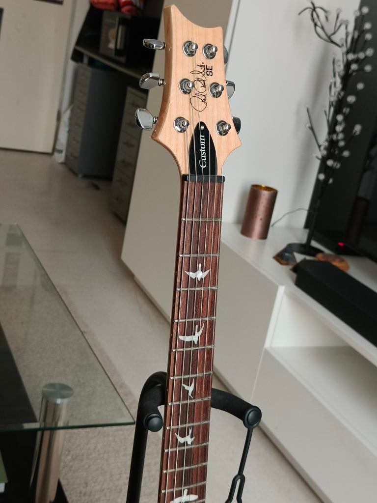 PRS SE Custom 24-08 Iriza Verde - Absolute Nieuwstaat, Ophalen, Zo goed als nieuw, Solid body, Paul Reed Smith