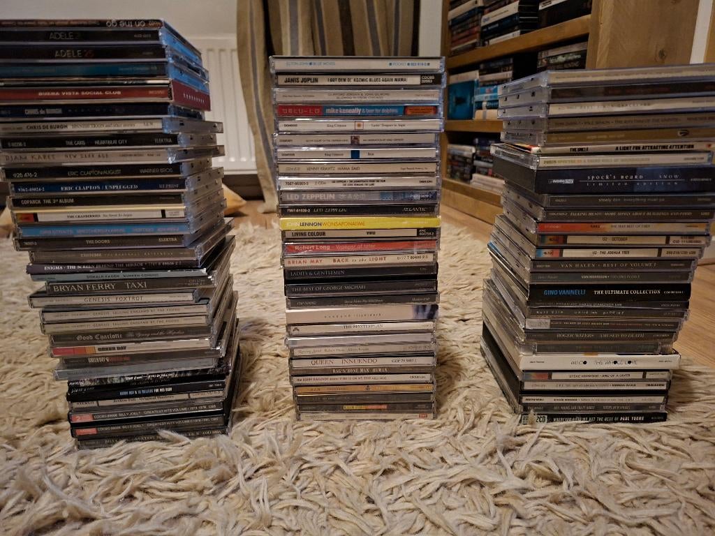 Ong. 160 Cd's pop/rock/progressive/jazz/songwriter etc., Cd's en Dvd's, Cd's | Rock, Ophalen of Verzenden, Zo goed als nieuw, Poprock