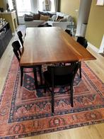 Dining table with 6 chairs, Ophalen, 200 cm of meer, 50 tot 100 cm, Zo goed als nieuw