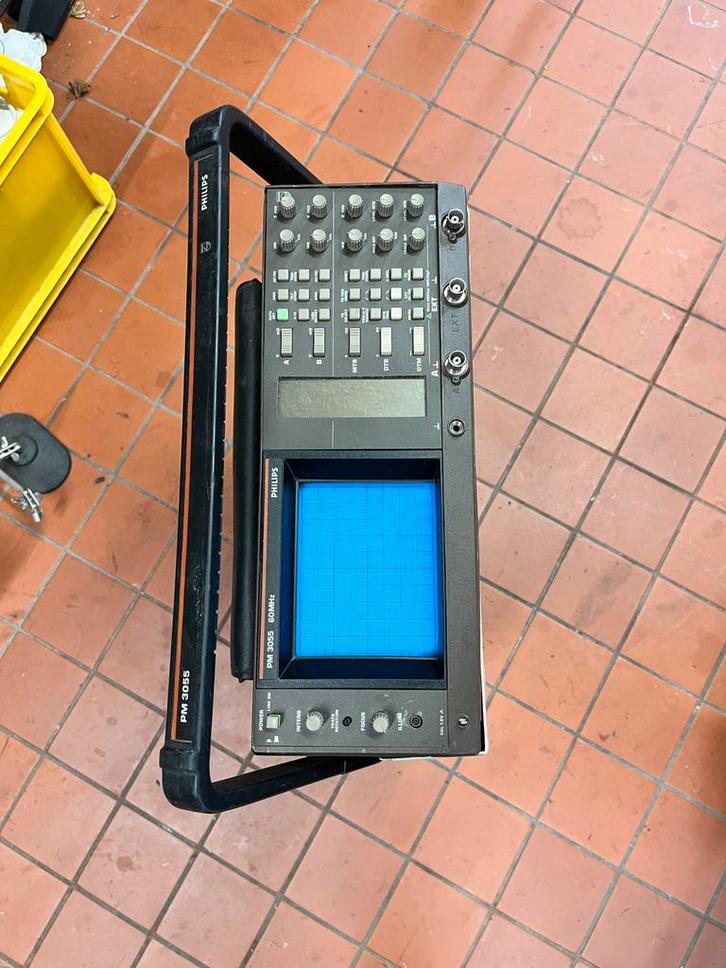 Philips PM3055 Oscilloscope - 60MHz, Doe-het-zelf en Verbouw, Meetapparatuur, Gebruikt, Ophalen