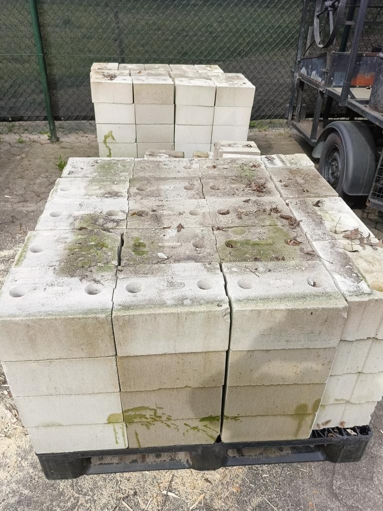 143 stuks Kalkzandsteen lijmblok CS12 297x150x148, Doe-het-zelf en Verbouw, Metselstenen, Ophalen, Gebruikt, Kalkzandstenen
