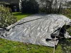 afdekzeil grijs, Ophalen, Gebruikt, 15 m² of meer, Zeil