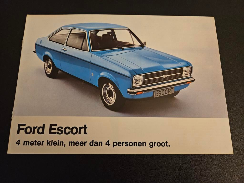 Brochure Ford Escort 1975, Ophalen of Verzenden, Zo goed als nieuw, Ford