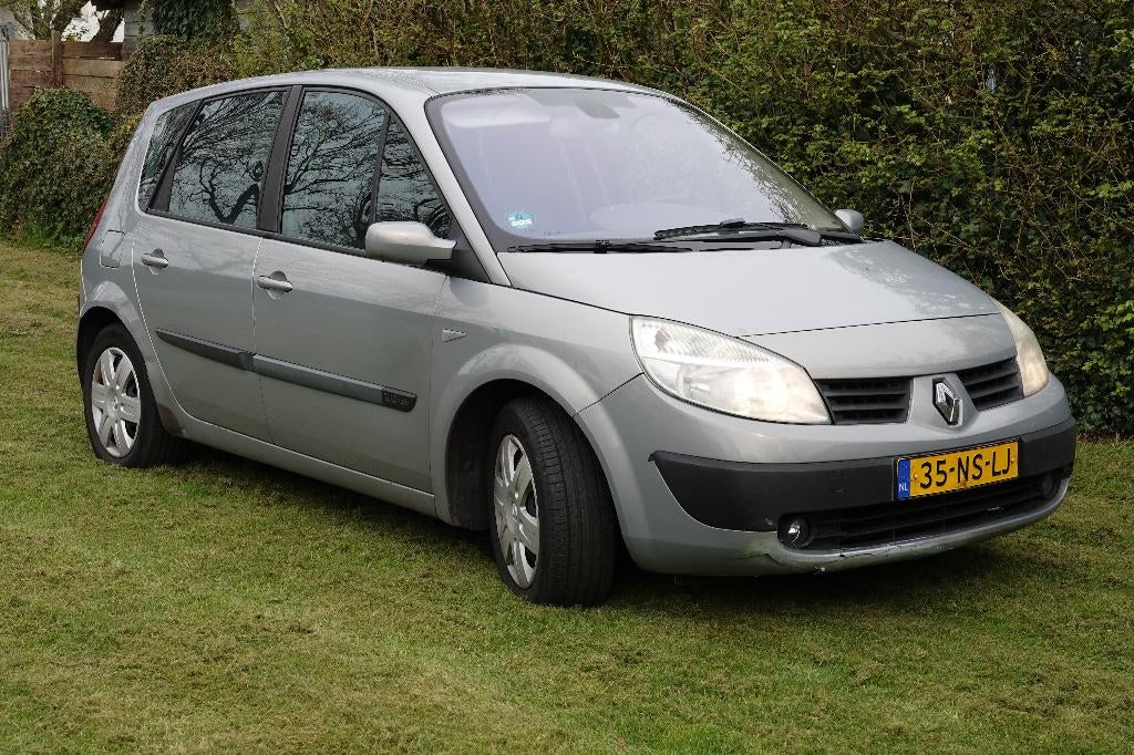 Renault Scénic 2.0 16V 99KW AUT Cruise Elek.ramen 2004 Grijs, 1998 cc, Stof, 1250 kg, 4 cilinders
