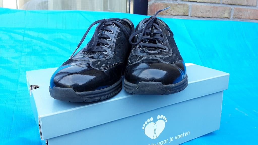 Durea Veterschoen Zwart Maat 38.5 Wijdte H, Kleding | Dames, Schoenen, Durea, Ophalen of Verzenden, Nieuw, Zwart