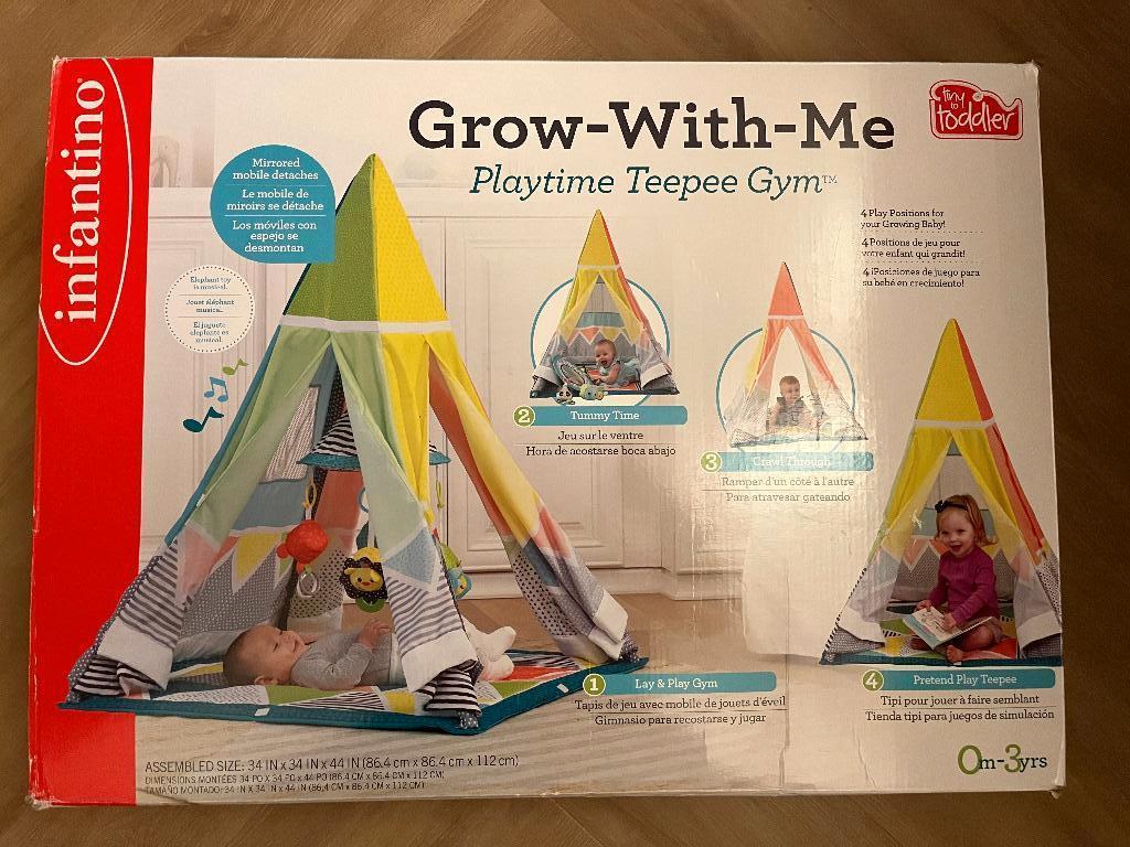 Infantino Large Teepee Gym Speelkleed, Ophalen, Zo goed als nieuw