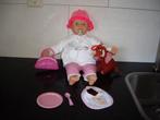 baby pop maakt geluidjes + acc, Ophalen of Verzenden, Zo goed als nieuw, Babypop