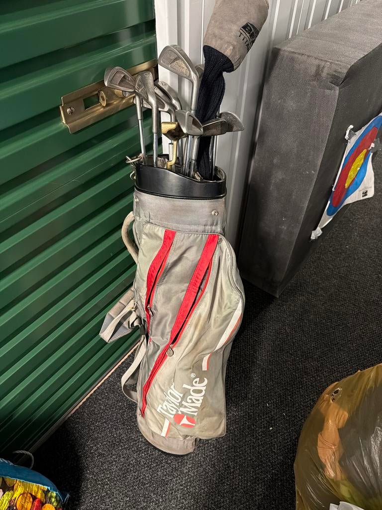 Set golfclubs Diawa Trypower en TaylorMade tas, Sport en Fitness, Golf, Ophalen of Verzenden, Gebruikt, Set, Overige merken