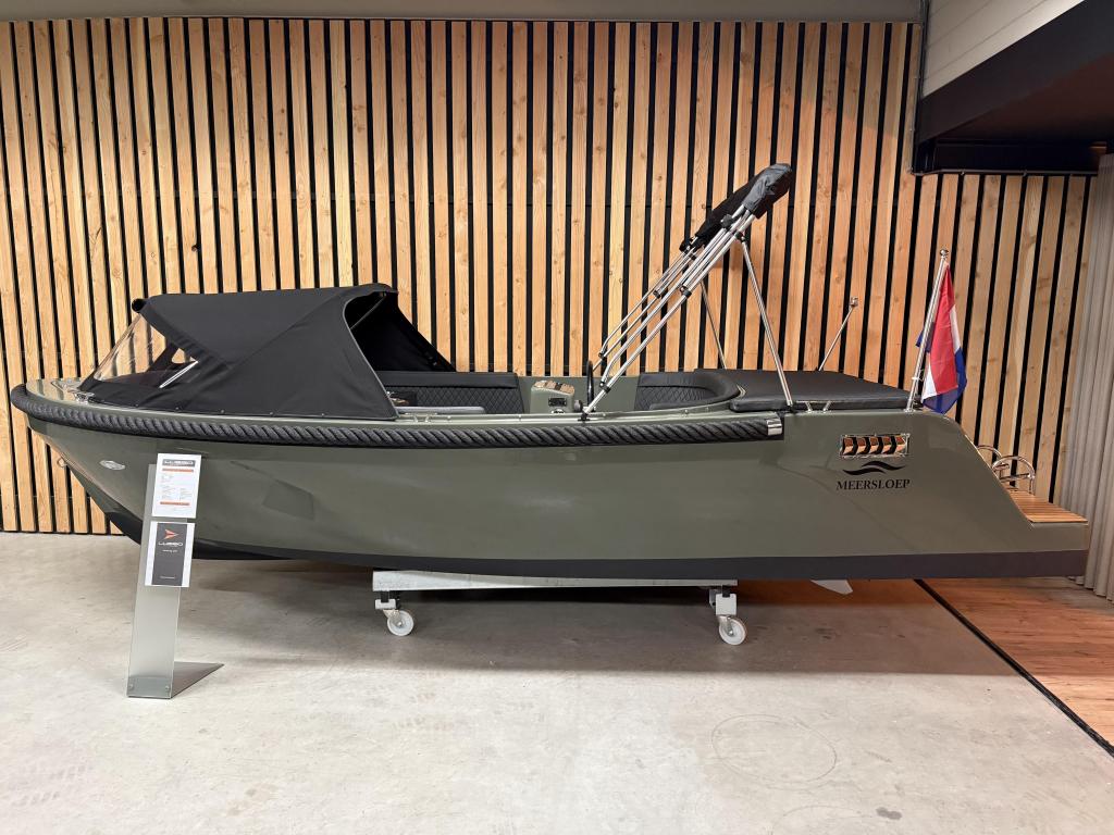 NwStaat! MEERSLOEP 600 HONDA 50PK 'ArmyGreen' AUDIO! Bj'2025, Watersport en Boten, Zo goed als nieuw, Polyester, Benzine, 6 meter of meer