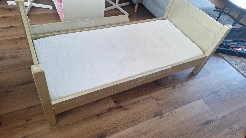 peuterbed, Kinderen en Baby's, Kinderkamer | Bedden, Gebruikt, 70 tot 85 cm, 140 tot 160 cm, Ophalen