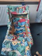 Retro rotan poppenwieg uit de jaren '60/'70, Kinderen en Baby's, Ophalen of Verzenden