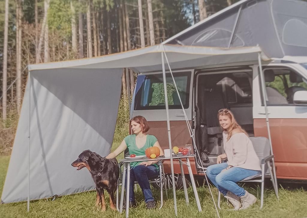 2 schaduwzeilen voor VW California T6 luifel van Brandrup, Caravans en Kamperen, Camper-accessoires, Ophalen of Verzenden