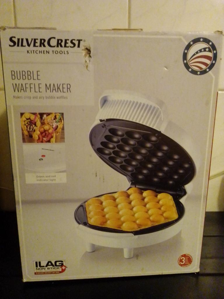 SilverCrest Bubble Waffle Maker, Witgoed en Apparatuur, Wafelijzers, Ophalen of Verzenden