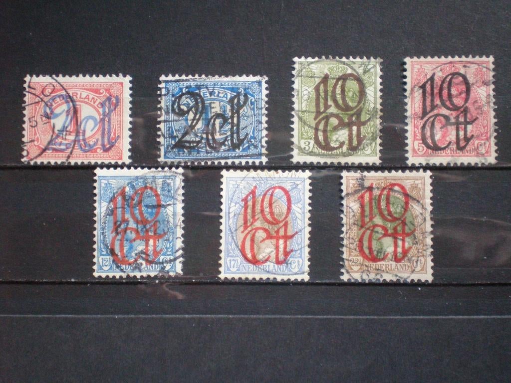 nederland NVPH 114-120 Gebruikt ( S 656)....€ 0,70, Verzenden