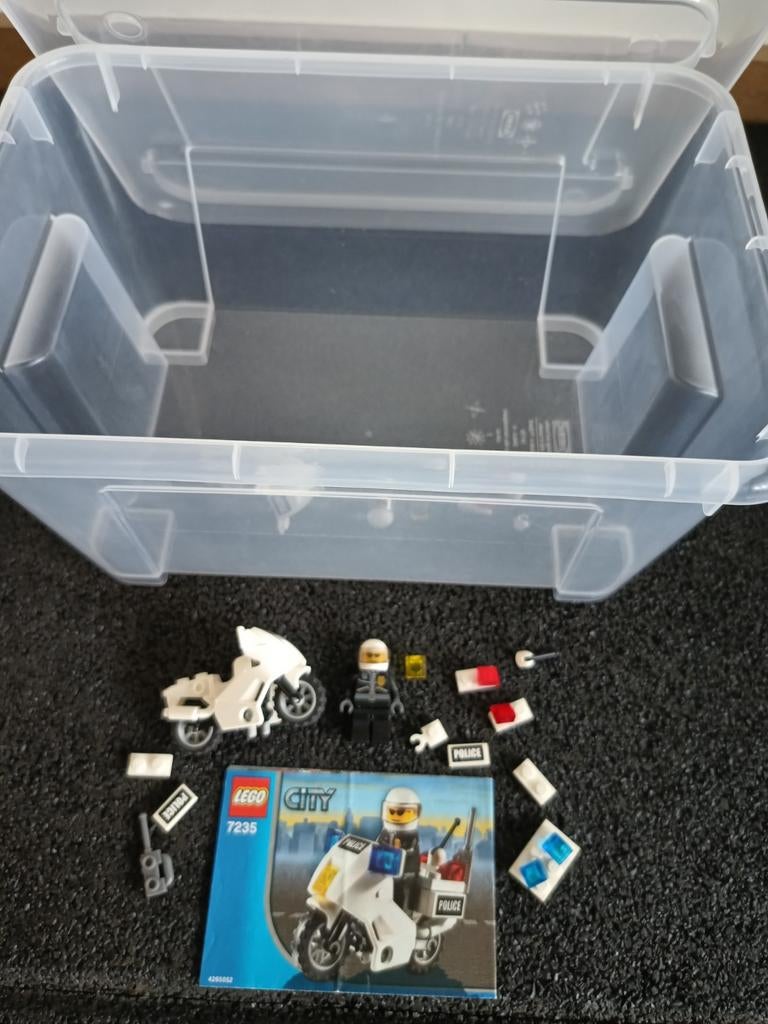Lego City nummer 7235 Politie motor, City, Lego, Ophalen of Verzenden, Zo goed als nieuw