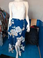 Zomer jurk met kanten bovenkant mt.xxl zgan ,merk shein, Kleding | Dames, Jurken, Blauw, Maat 46/48 (XL) of groter, Ophalen of Verzenden