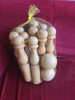 Houten kegelset / bowling met 10 kegels en 2 ballen, Ophalen of Verzenden, Nieuw